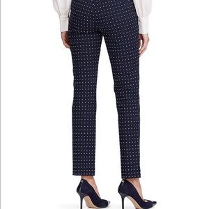 Lauren Ralph Lauren Dot Print Ankle Pants